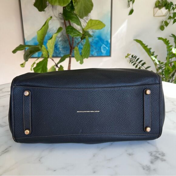 Coach Rogue Bag 39 in Black Glovetanned Pebble Leather Brass C5863 XL Satchel - Picture 6 of 16